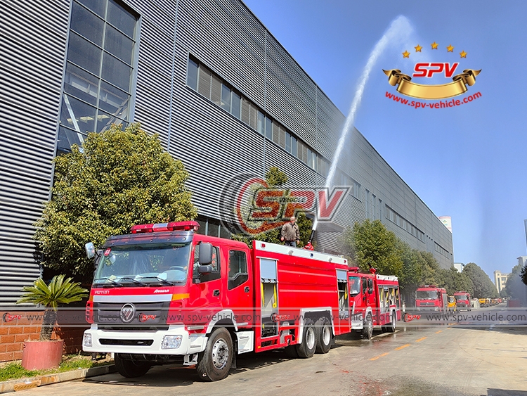 12,000 Litres Water Foam Fire Truck FOTON - Testing 2 12,000 Litres Water Foam Fire Truck FOTON - Testing 2